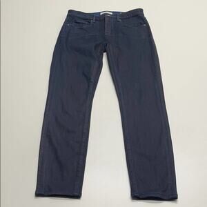 ANN TAYLOR LOFT Womens 0 Blue Shimmer Skinny Jeans